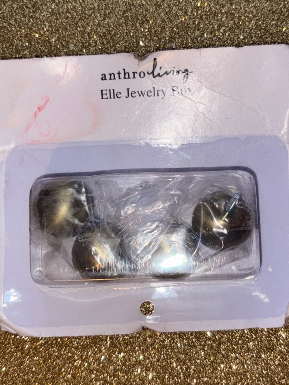 Anthropologie Elle Jewelry Storage Cabinet Feet replacement part